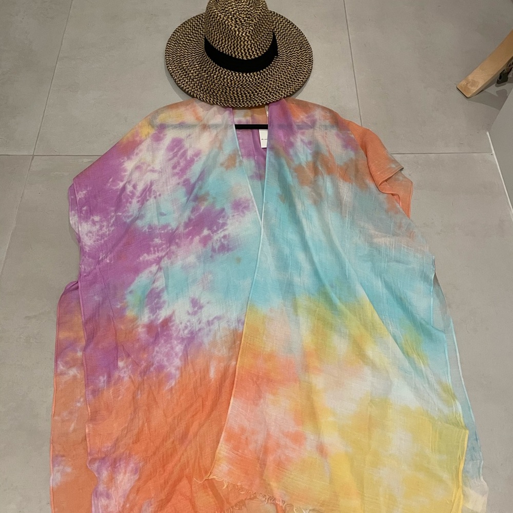 Tie Dye Kimono Cover Up 👙